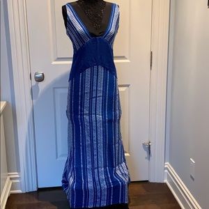 Zeus + Dione beautiful blue dress